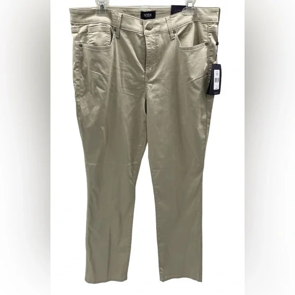 NYDJ Sheri Slim in Feather- Size 14 NWT - Picture 3 of 13